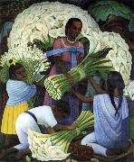 Diego Rivera Indian oil on canvas